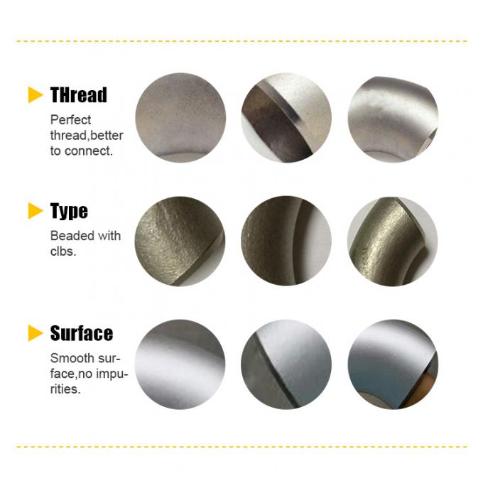 کاهش دهنده های متمرکز بدون درز ASME B16.9 گواهی شده برای کاربردهای لوله کشی صنعتی 1