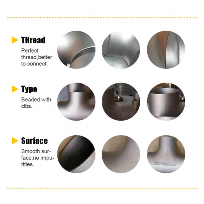 فلز استوب پایان استفاده با فلانج مفصل لبه SS304 استوب جوش Bevel پایان آستین 1