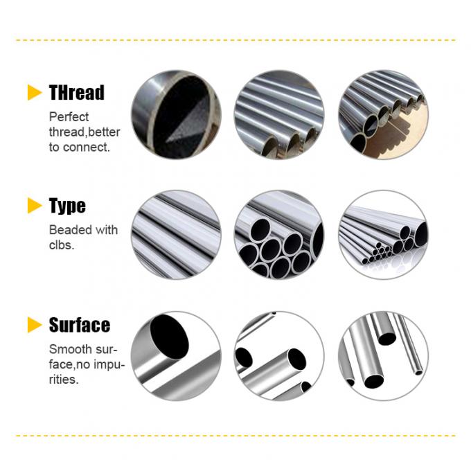 CuNi 90/10 لوله ANSI B36.19 DN50 1.5MM ASTM B466 UNSCooper لوله فولادی بی سیم نیکل 1