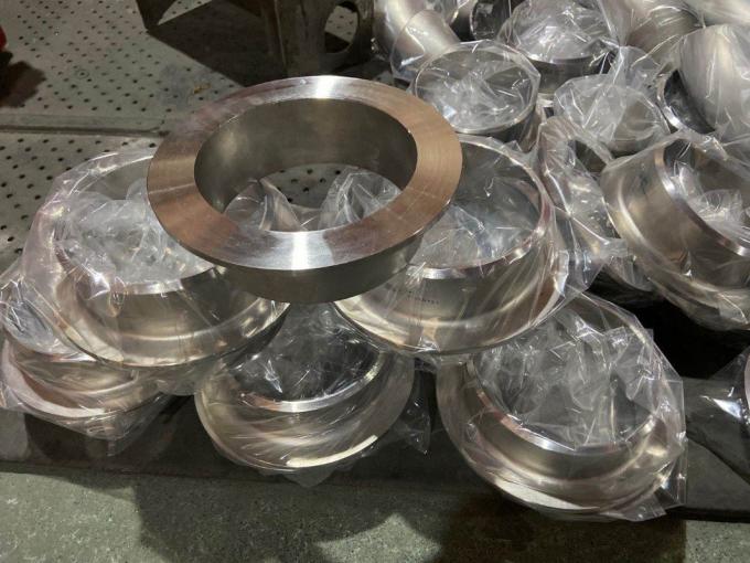 TOBO ASME B16.9 پای بند 70/30 90/10 C70100 پای بند گردن بلند / کوتاه 2