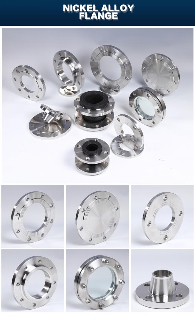 ANSI B16.5 فلنج CL150 لغزش بر فلنج های مس نیکل C70100 70/30 90/10 1