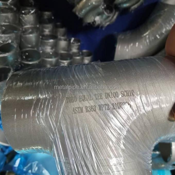 لوازم فلزی مس نیکل ASME B36.19 LR / SR 2inch Sch10s 90 درجه لوازم لوله آرنج 2