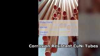 70 30 لوله مویرگی CuNi برای قابلیت اطمینان نیمه هادی
