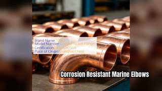 ASTM B466 CuNi 90 10 Elbows برای سیستم های لوله کشی دریایی