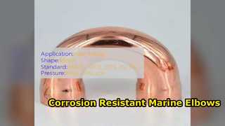 زانوهای نیکل مسی ASTM B466 C70600 برای لوله کشی دریایی