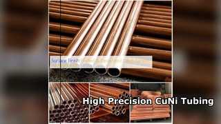 لوله مویرگی CuNi با دقت بالا C71500 برای نیمه هادی ها