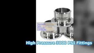 اتصالات انتهای فولاد کربنی 3000 PSI فشار بالا