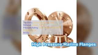 فلنج گردن جوش نیکل مس فشار قوی ASME B165