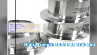 اتصالات پایان 3000 PSI فولاد کربنی فورج شده با استحکام بالا
