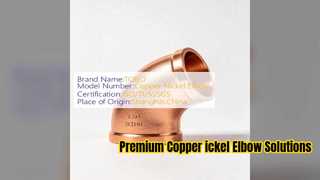 Copper ickel Butt Weld Elbow C70600 ASME B6 کیفیت