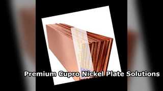 محلول های پلیت نیکل C70600 C71500 Cupro با کیفیت بالا