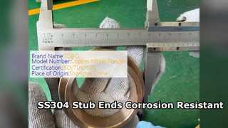اتصالات انتهایی خرد SS304 لوله کشی مقاوم در برابر خوردگی