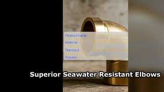 ASTM B466 C70600 90 10 CuNi Elbow برای سیستم های آب دریا