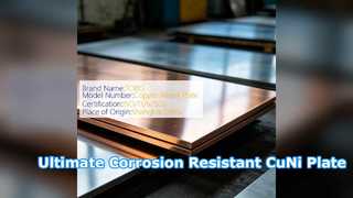 محلول مقاوم در برابر خوردگی Cupro Nickel 70 30 Plate C71500