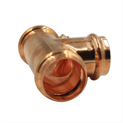 C70600 Copper Nickel Equal Tee NPT/BSP Thread DN20 Corrosion Proof Pipe Adapter Fitting