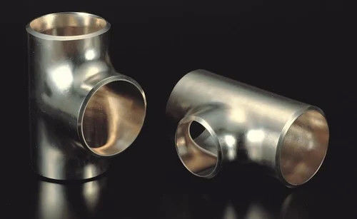C70600 Copper Nickel Equal Tee with NPT/BSP Thread DN20 Corrosion Proof Pipe Adapter Fitting