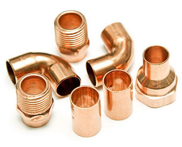 45/90 Degree Copper Press Elbow 1/2", Copper Nickel Brass NPT Fittings, PEX Pipe Compatible