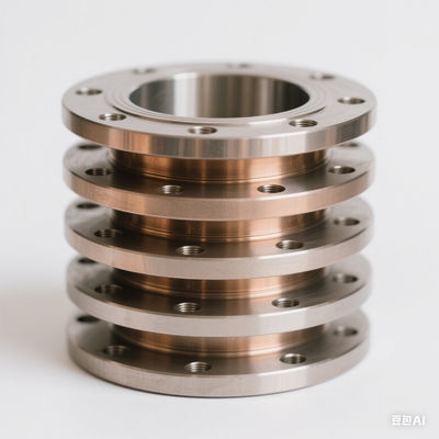 High Temp CuNi Weld Neck Flange Black Paint Corrosion Resistant Fertilizer Plant Fitting