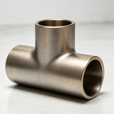 Copper Nickel Equal Tee CuNi 70/30 C71500 Butt Weld Fitting Corrosion Resistant Offshore