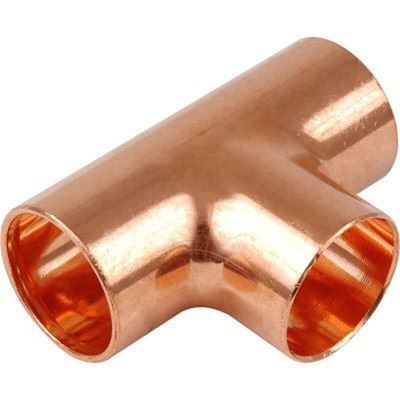 سه راهی مساوی نیکل مسی CuNi 70/30 ASME B16.9 1/2"-24" برای کشتی سازی دریایی