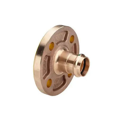 فلنج اسلیپ-آن مس-نیکل ASME B16.5 C70600 با پوشش ضد خوردگی زرد برای لوله‌کشی دریایی