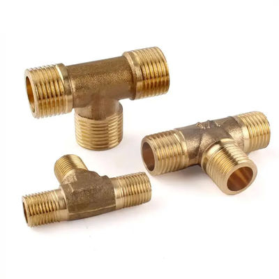 CuNi 9010 تخته شده لوله های فشار بالا 1/4 اینچ NPT Threaded زنانه تی تی تکی