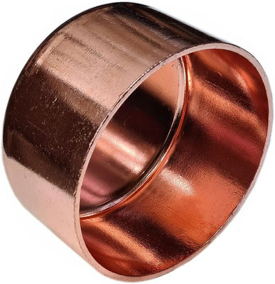 Copper Threaded Protection Cap Customized Pipe End Cover Closure for Water Piping