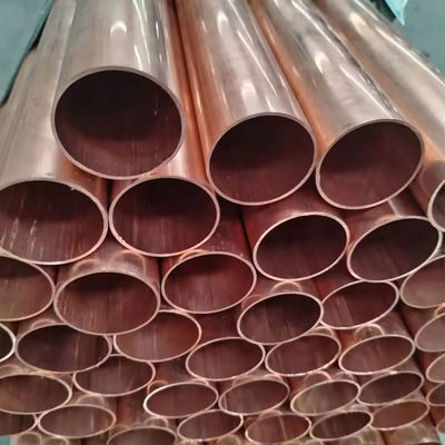 Custom Sizes Copper Nickel Tubing, ±0.1mm Tight Tolerance Tube, Bright Brushed Finish for Marine Use