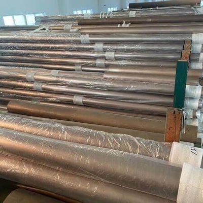 لوله های بدون درز C70600 90/10 مس نیکل CuNi برای کاربردهای با دمای بالا و فشار بالا - SCH80, طول 6M
