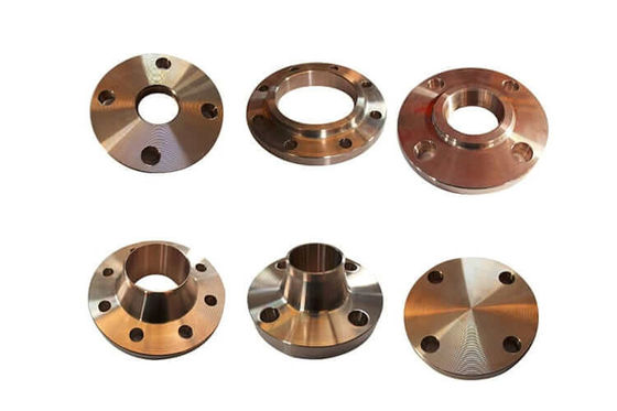 Custom Forged C70600 CuNi Flanges, Class 300, 3-6 Inch, RF/RTJ, WN/TH/BL