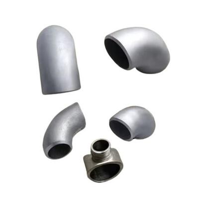 زانویی 90 درجه مقاوم در برابر آب دریا از جنس مس-نیکل C70600، رده لوله SCH 80، اتصالات جوشی لب به لب فشار بالا