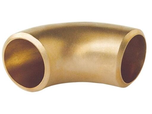 کوع زانویی CUNI ASTM B466 UNS C715000 1.5D 90 درجه 3 اینچ 10 بار