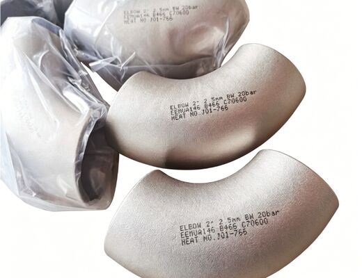 مخمصه نیکل مس، ASTM B466، UNS C70600، شعاع 1.5D