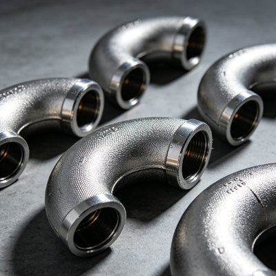 CuNi 90/10 C70600 90 Degree LR Butt Weld Elbow ASTM B466 for Seawater Piping