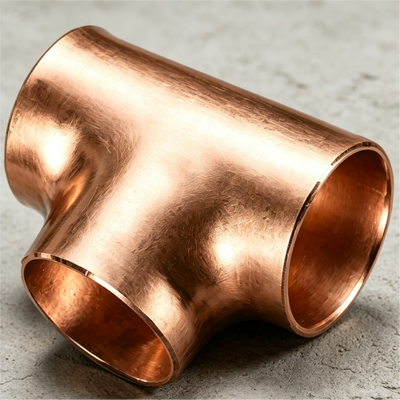 C70600 Copper Nickel Equal Tee NPT/BSP Thread DN20 Corrosion Proof Pipe Adapter Fitting